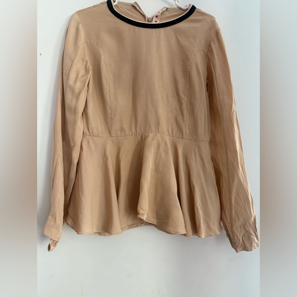 Marni Peplum Blouse Size 42